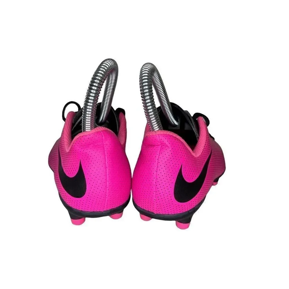Nike Bravata Ii Girl's Youth Pink Blast Black Sneakers 1.5Y